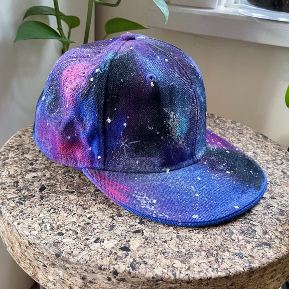 Galaxy Baseball Cap – Hand-painted - Picture 1 of 4